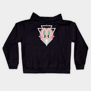 Art Deco rising phoenix Kids Hoodie